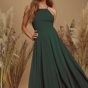 Green maxi dress-BRAND NEW